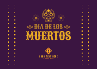 Dia De Los Muertos Postcard Image Preview