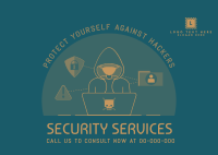 Privacy Protection Postcard Design