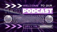 Futuristic Tech Podcast Animation Image Preview