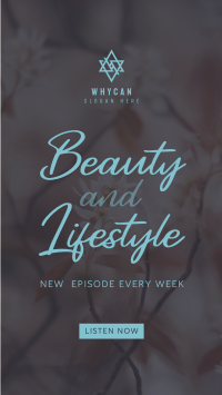 Beauty and Lifestyle Podcast Instagram story Image Preview