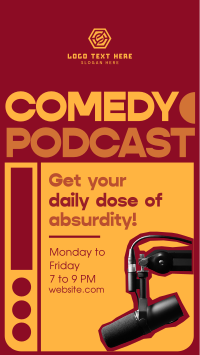 Daily Comedy Podcast Instagram reel Image Preview