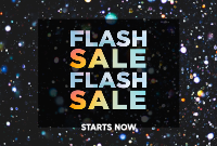 Flash Sale Confetti Pinterest Cover Design