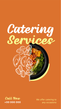Food Catering Services Facebook Story Design