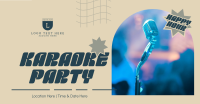 Karaoke Party Hours Facebook Ad Design