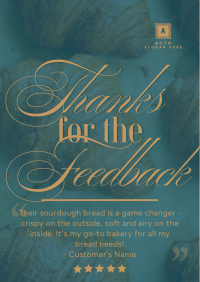 Bread and Pastry Feedback Poster Image Preview