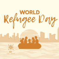 World Refuge Day Linkedin Post Image Preview
