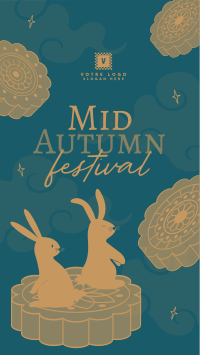 Bunny Mid Autumn Festival Instagram Story Design