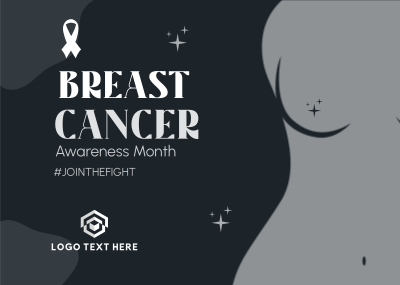 Beat Breast Cancer Postcard Image Preview