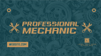 Professional Auto Mechanic Facebook Event Cover Design