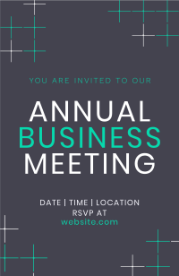 Modern Corporate Meeting Invitation Preview