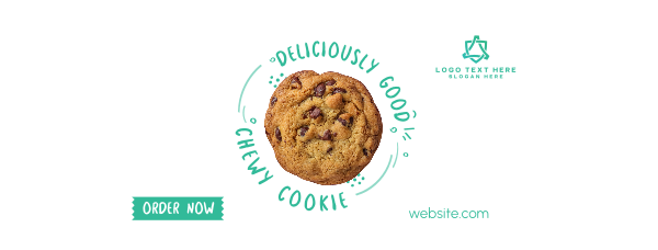 Chewy Cookie Facebook Cover Design Image Preview