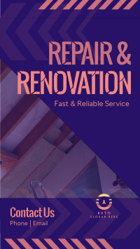 Repair & Renovation Instagram reel Image Preview