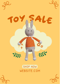 Stuffed Toy Sale Flyer Design