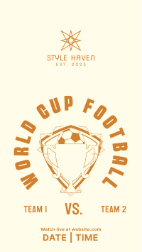 World Cup Trophy Facebook story Image Preview