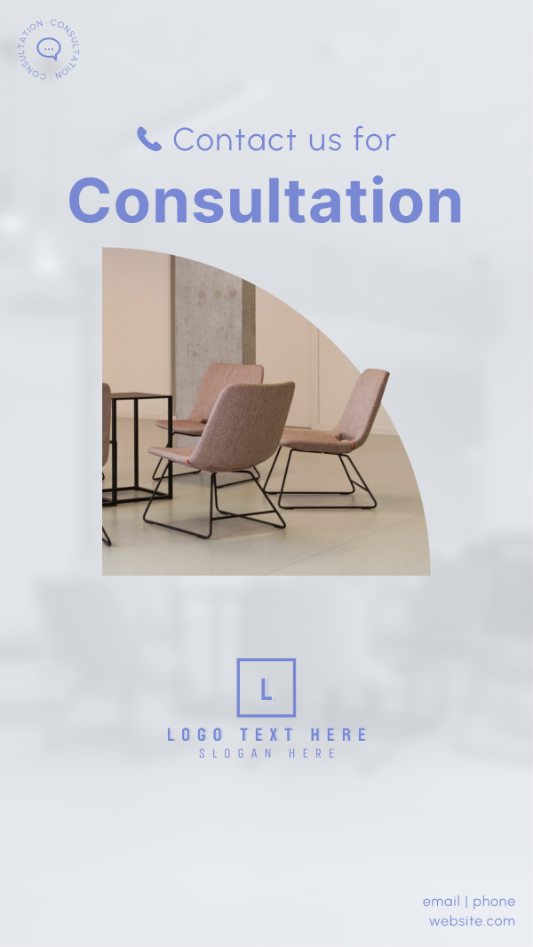 Chairs & Table Instagram Story Design Image Preview