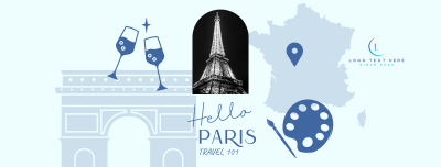 Paris Holiday Travel  Facebook cover Image Preview
