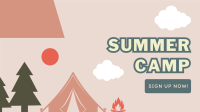 School Summer Camp  Facebook Event Cover Design