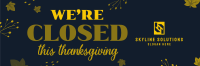 Closed On Thanksgiving Twitter Header Image Preview