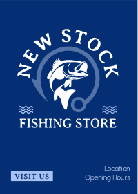 Fishing Store Flyer Design