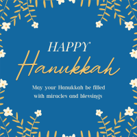 Hanukkah Celebration Instagram Post Design