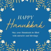 Hanukkah Celebration Instagram post Image Preview