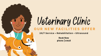 Veterinary Care Facebook Event Cover Design