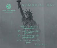 Always Remember Memorial Day Facebook post Image Preview