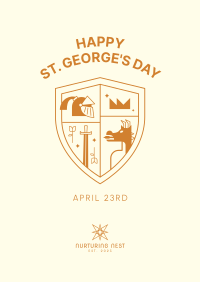 St. George's Day Shield Poster Image Preview