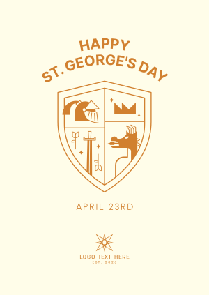 St. George's Day Shield Poster Image Preview