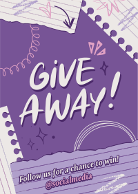 Generic Giveaway Scribbles Poster Preview