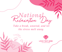 National Relaxation Day Facebook post Image Preview