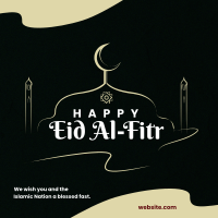 Eid Al-Fitr Strokes Instagram post Image Preview