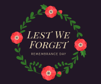 Geometric Poppy Remembrance Day Facebook post Image Preview
