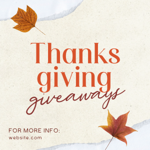 Ripped Thanksgiving Gifts Instagram post Image Preview