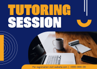 Tutoring Session Service Postcard Image Preview