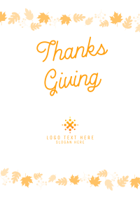 Happy Thanksgiving Poster Design