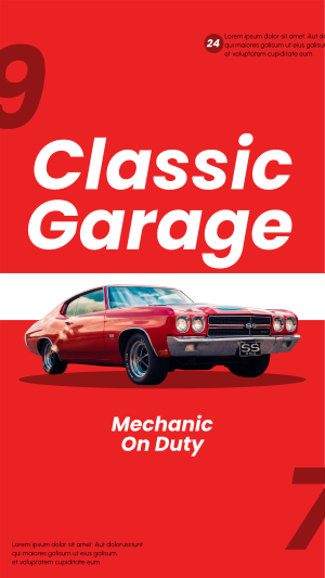 Classic Garage Instagram story Image Preview
