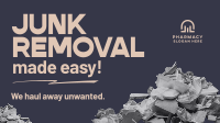 Professional Junk Removal Facebook event cover Image Preview