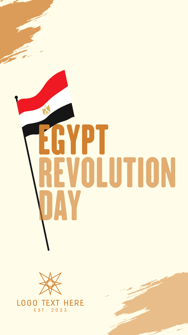Egypt Independence Facebook Story Design