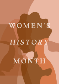 Celebrate Women's History Poster Design