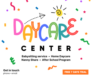 Cute Daycare Facebook post Image Preview