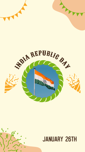 Indian Flag Republic Day Facebook story Image Preview