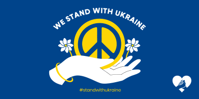 Ukraine Peace Hand Twitter post Image Preview