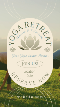 Yoga Retreat Day Instagram Reel Preview