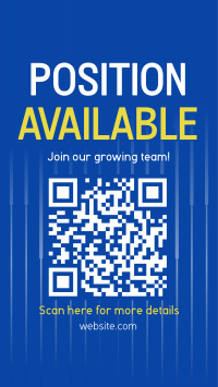 Minimalist Job Posting TikTok Video Image Preview