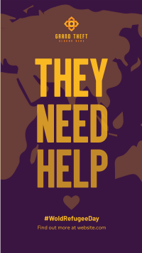 They Need Help Facebook Story Design