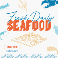 Fun Seafood Restaurant Instagram post Image Preview