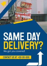 Reliable Delivery Courier Flyer Design