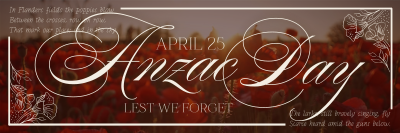 Elegant Anzac Day Twitter header (cover) Image Preview