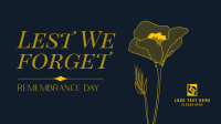 We Remember Facebook event cover Image Preview
